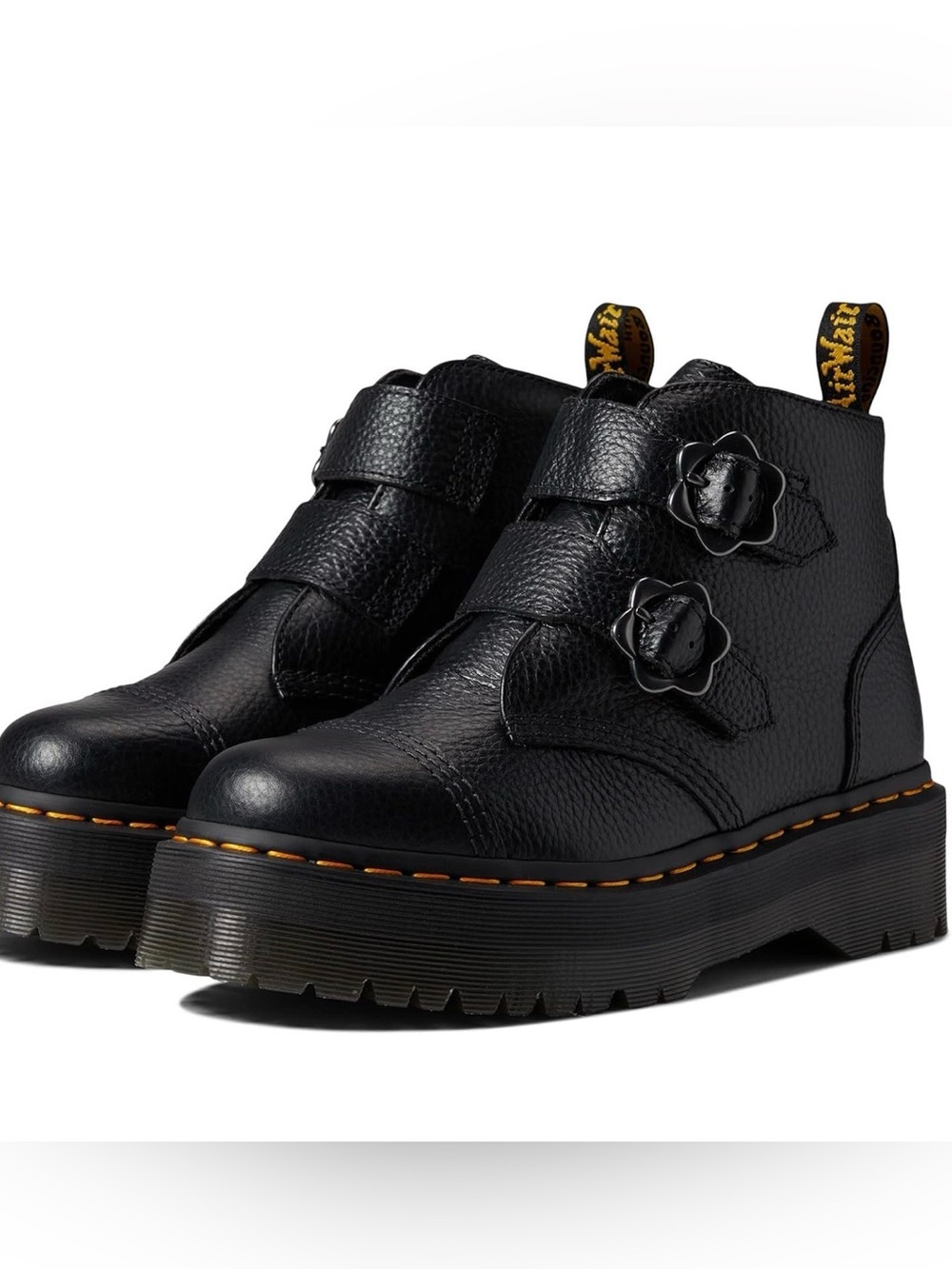 🌸 Dr. Martens Devon Flower Platform Boot